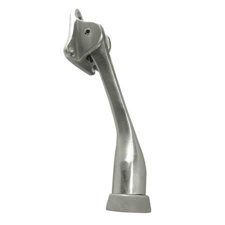 Trans Atlantic Co. 5 in. Solid Brass Door Holder in Satin Chrome GH-1235-US26D
